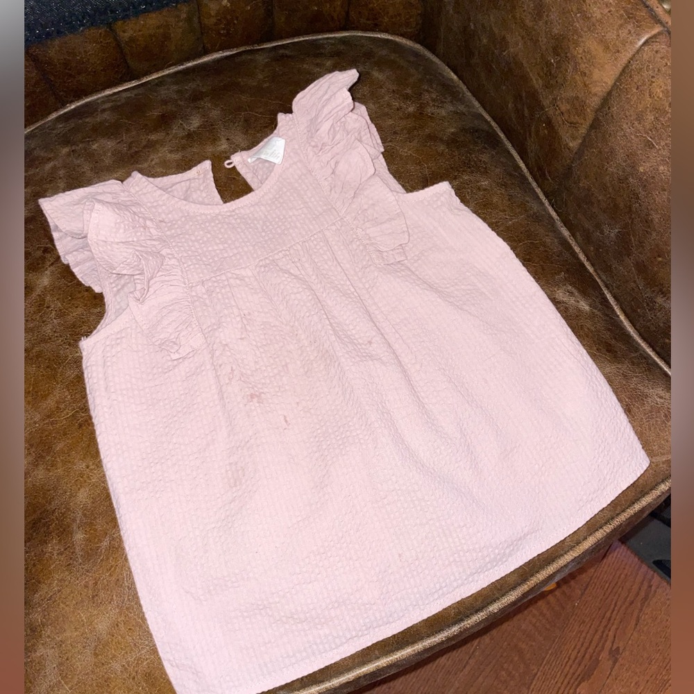 Never worn H&M pink summer dress for baby girl. Size 2